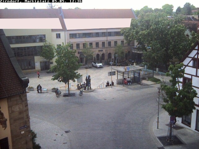 Archiv Foto Webcam Marktplatz Zirndorf