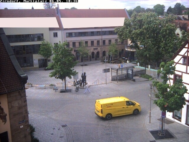 Archived image Webcam Town square Zirndorf