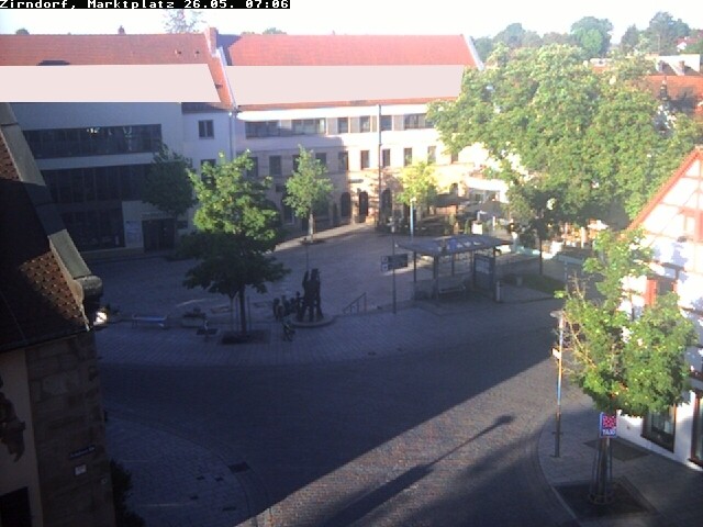 Archiv Foto Webcam Marktplatz Zirndorf
