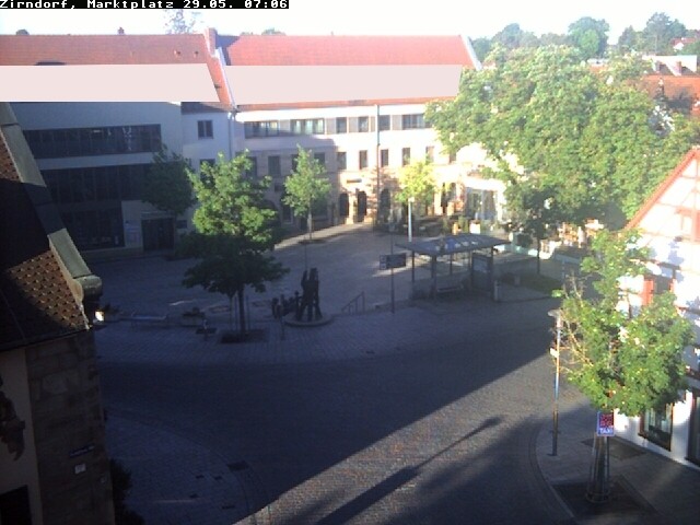Archiv Foto Webcam Marktplatz Zirndorf