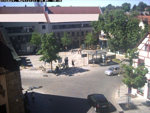 Archiv Foto Webcam Marktplatz Zirndorf