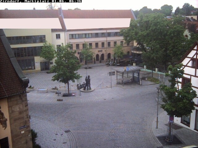 Archiv Foto Webcam Marktplatz Zirndorf