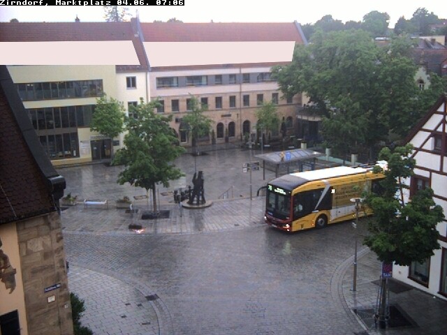 Archiv Foto Webcam Marktplatz Zirndorf
