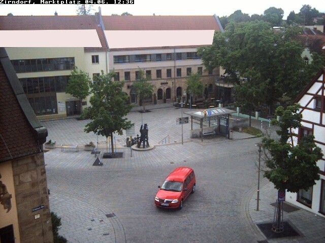 Archiv Foto Webcam Marktplatz Zirndorf