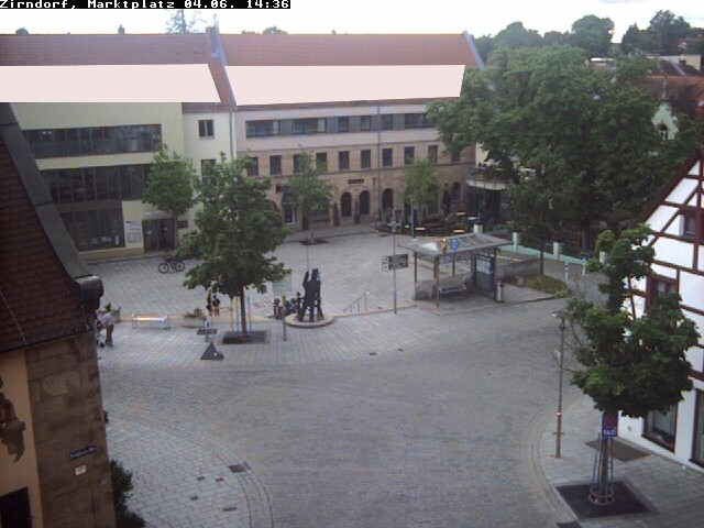 Archiv Foto Webcam Marktplatz Zirndorf