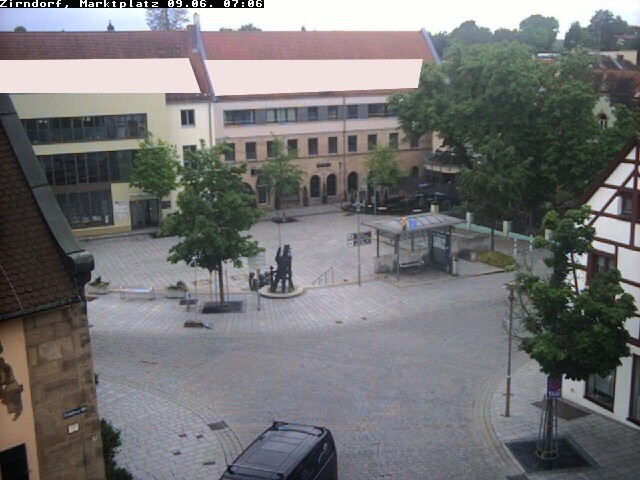 Archiv Foto Webcam Marktplatz Zirndorf