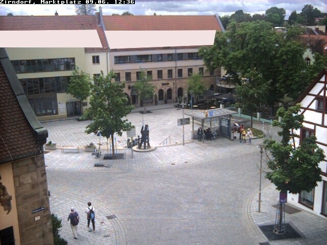Archiv Foto Webcam Marktplatz Zirndorf