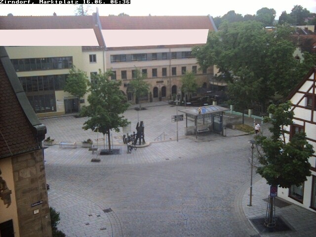 Archiv Foto Webcam Marktplatz Zirndorf