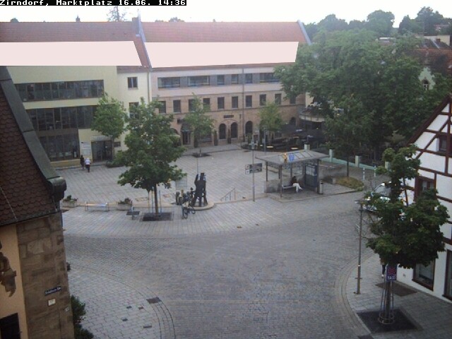 Archiv Foto Webcam Marktplatz Zirndorf