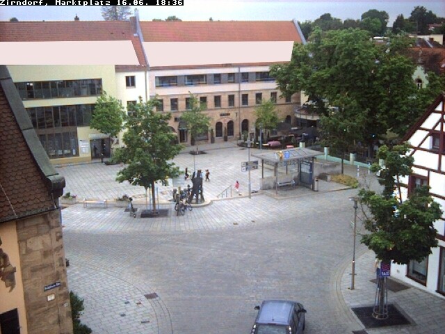 Archiv Foto Webcam Marktplatz Zirndorf