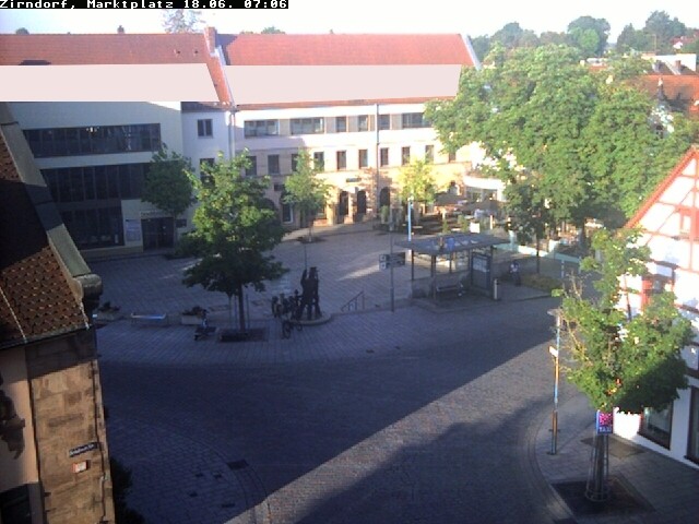 Archiv Foto Webcam Marktplatz Zirndorf