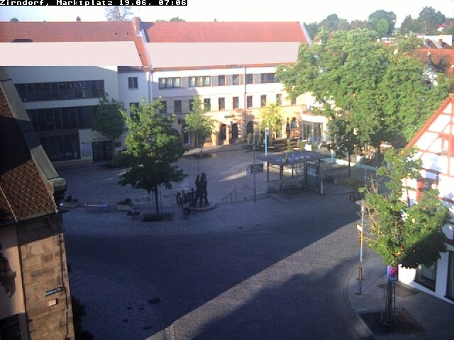 Archiv Foto Webcam Marktplatz Zirndorf