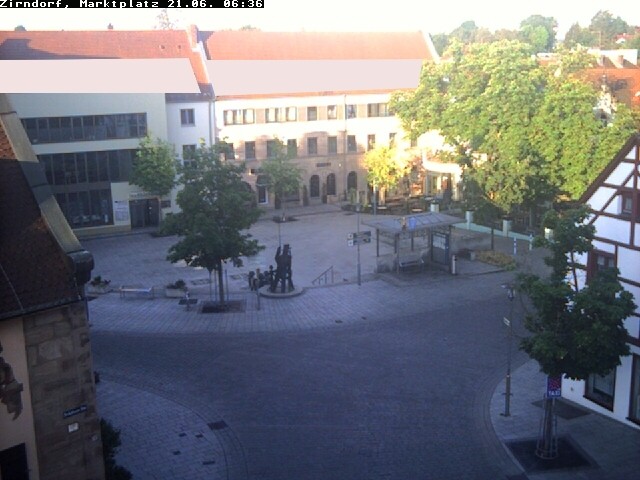 Archiv Foto Webcam Marktplatz Zirndorf