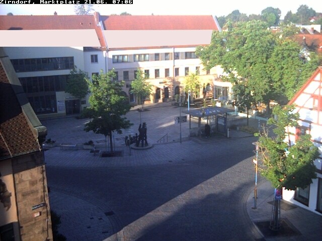 Archiv Foto Webcam Marktplatz Zirndorf