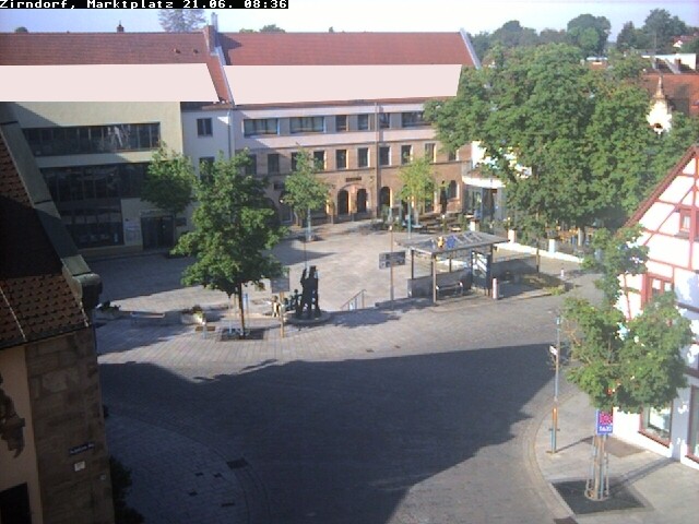 Archiv Foto Webcam Marktplatz Zirndorf