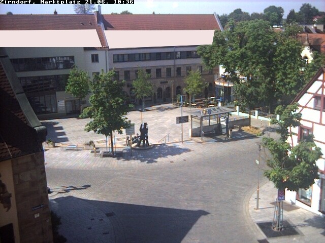 Archiv Foto Webcam Marktplatz Zirndorf