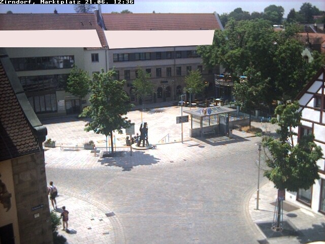 Archiv Foto Webcam Marktplatz Zirndorf
