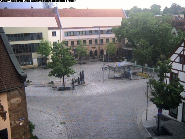 Archiv Foto Webcam Marktplatz Zirndorf