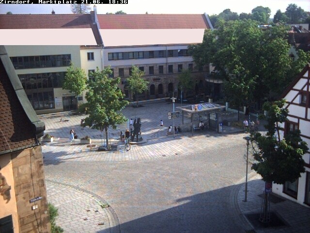 Archiv Foto Webcam Marktplatz Zirndorf