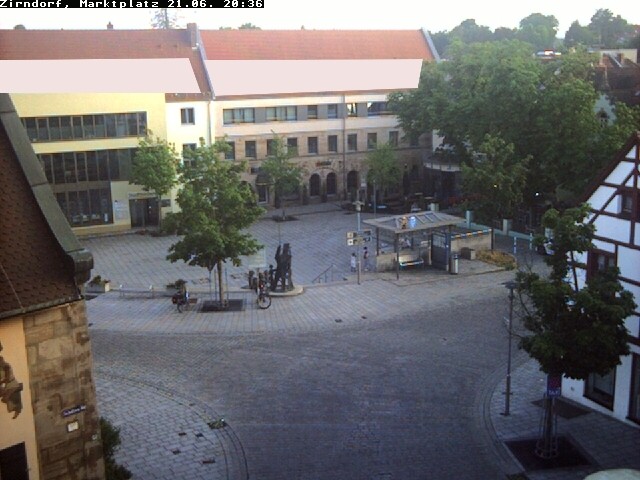 Archiv Foto Webcam Marktplatz Zirndorf