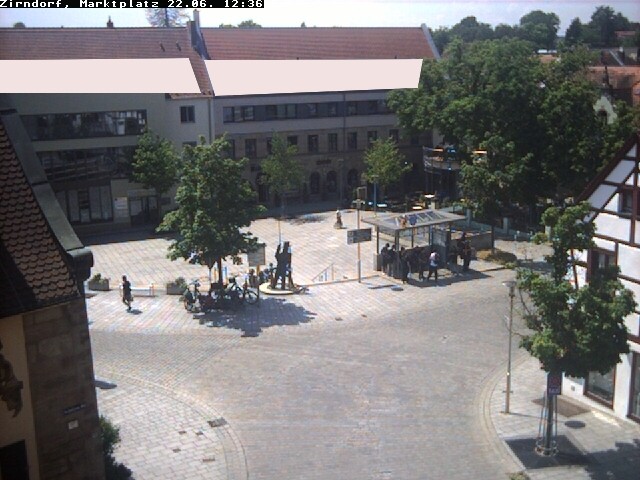 Archiv Foto Webcam Marktplatz Zirndorf