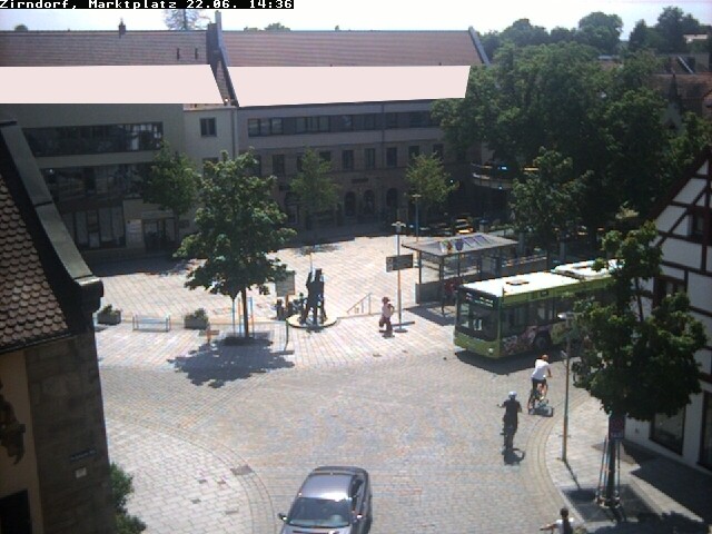 Archiv Foto Webcam Marktplatz Zirndorf