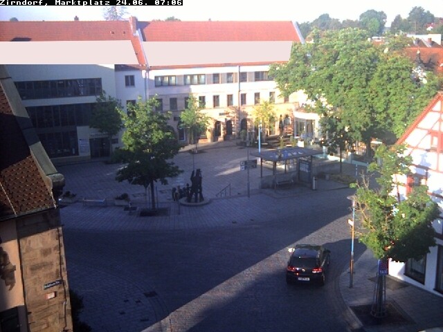 Archiv Foto Webcam Marktplatz Zirndorf