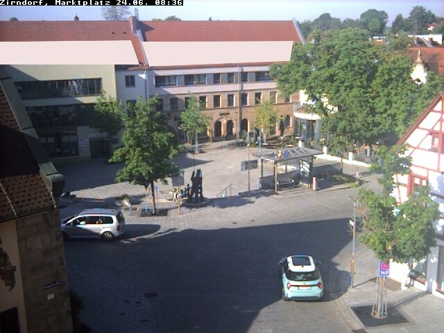 Archiv Foto Webcam Marktplatz Zirndorf