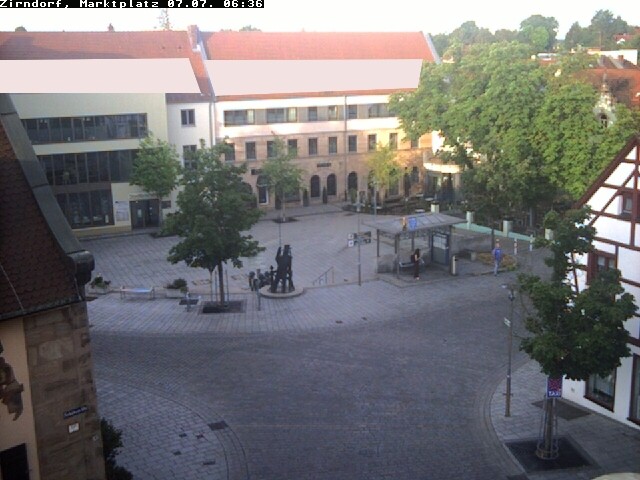 Archiv Foto Webcam Marktplatz Zirndorf