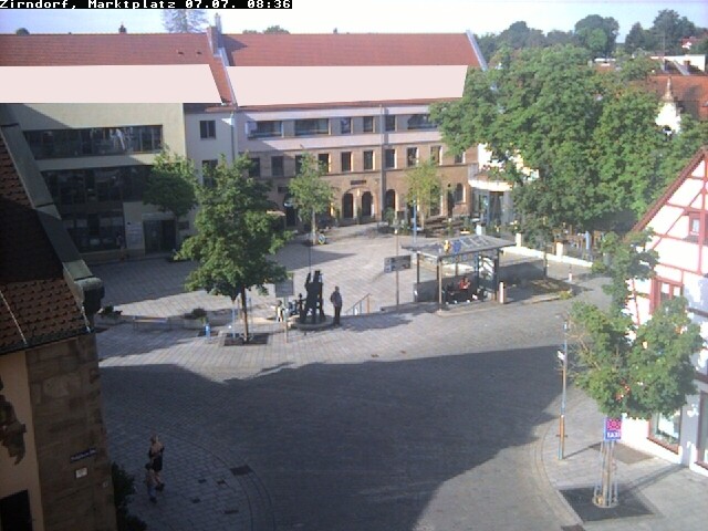 Archiv Foto Webcam Marktplatz Zirndorf