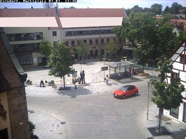 Archiv Foto Webcam Marktplatz Zirndorf