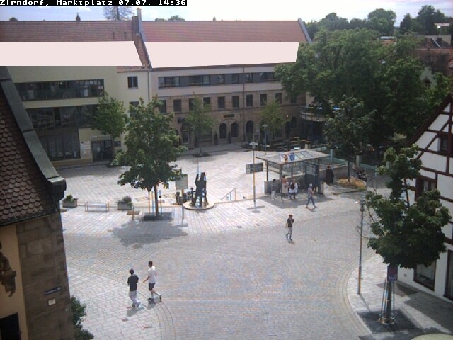 Archiv Foto Webcam Marktplatz Zirndorf