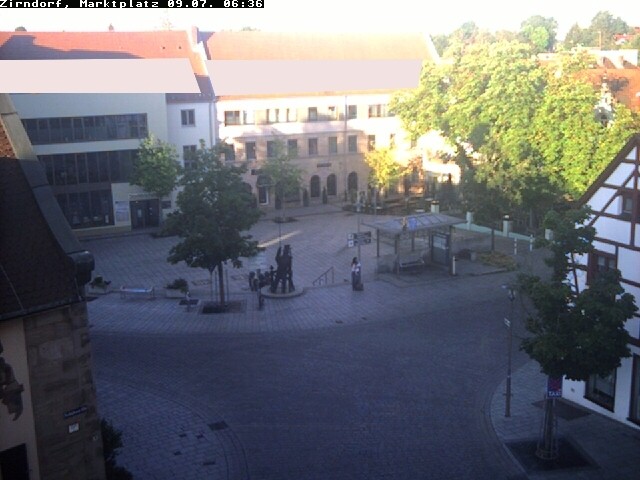 Archiv Foto Webcam Marktplatz Zirndorf