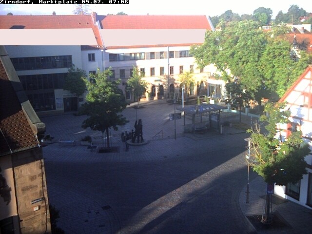 Archiv Foto Webcam Marktplatz Zirndorf