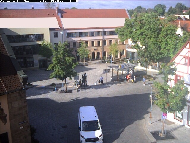 Archiv Foto Webcam Marktplatz Zirndorf