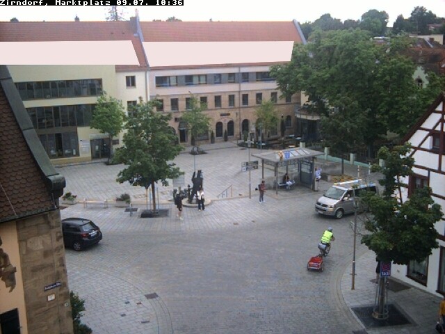 Archiv Foto Webcam Marktplatz Zirndorf