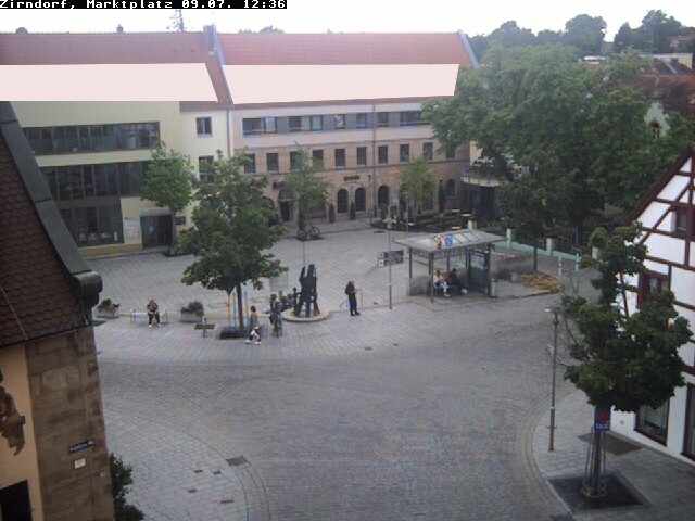 Archiv Foto Webcam Marktplatz Zirndorf