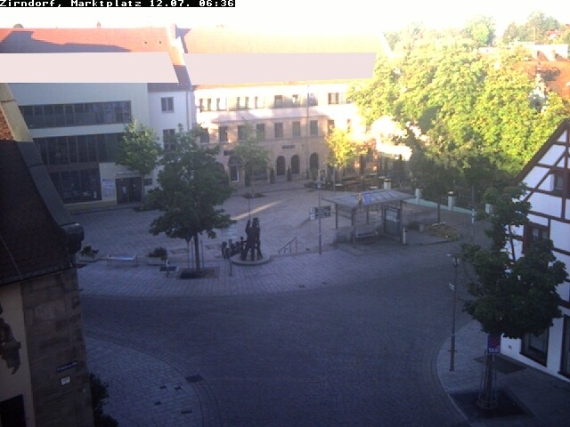 Archiv Foto Webcam Marktplatz Zirndorf