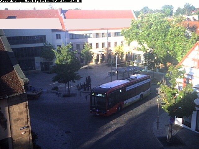 Archiv Foto Webcam Marktplatz Zirndorf