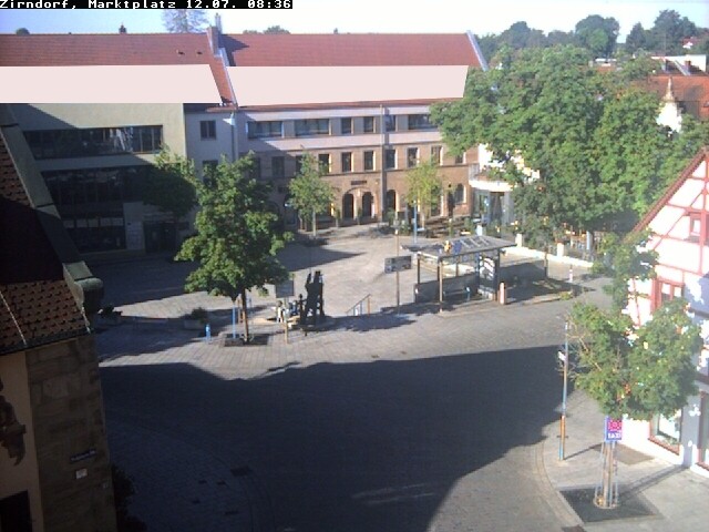 Archiv Foto Webcam Marktplatz Zirndorf