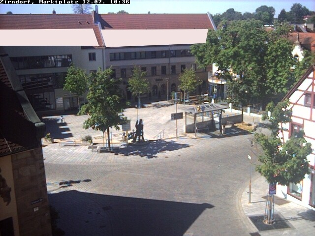 Archiv Foto Webcam Marktplatz Zirndorf