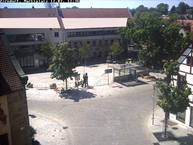 Archiv Foto Webcam Marktplatz Zirndorf