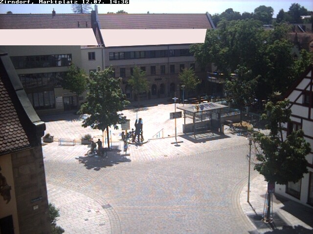 Archiv Foto Webcam Marktplatz Zirndorf
