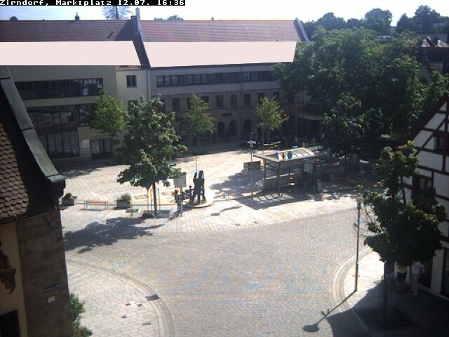 Archiv Foto Webcam Marktplatz Zirndorf