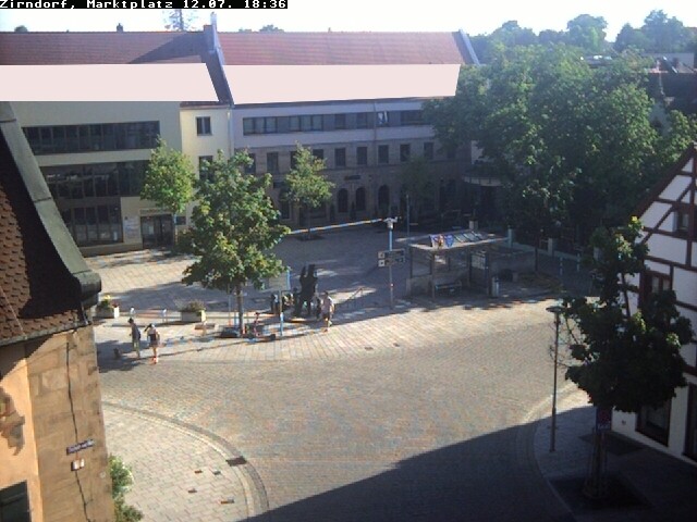 Archiv Foto Webcam Marktplatz Zirndorf