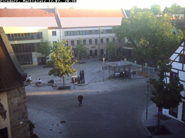 Archiv Foto Webcam Marktplatz Zirndorf