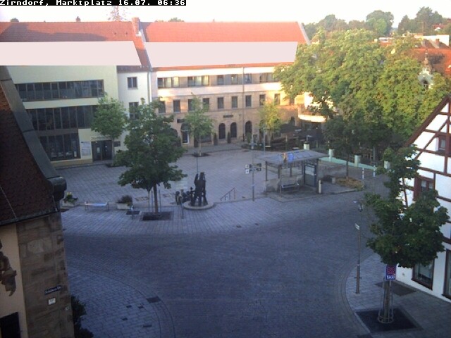 Archiv Foto Webcam Marktplatz Zirndorf