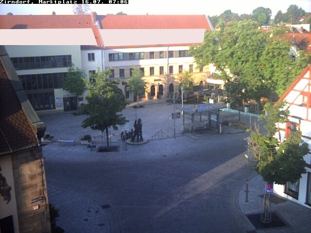 Archiv Foto Webcam Marktplatz Zirndorf
