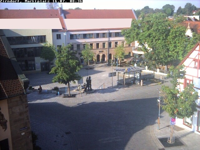Archiv Foto Webcam Marktplatz Zirndorf