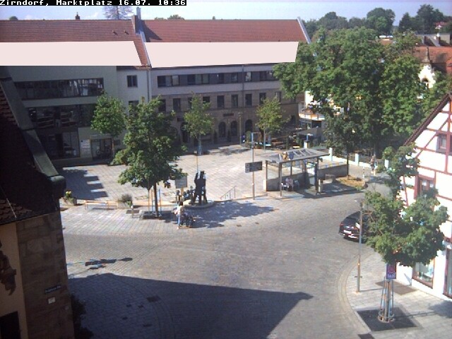 Archiv Foto Webcam Marktplatz Zirndorf